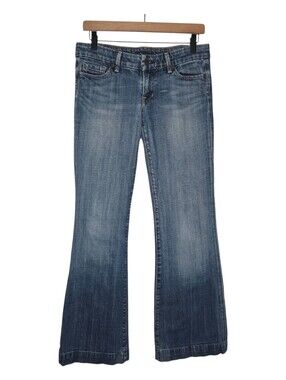 Citizens Of Humanity Womens Dunaway Stretch Low Waist Full Flare Leg Jeans 28